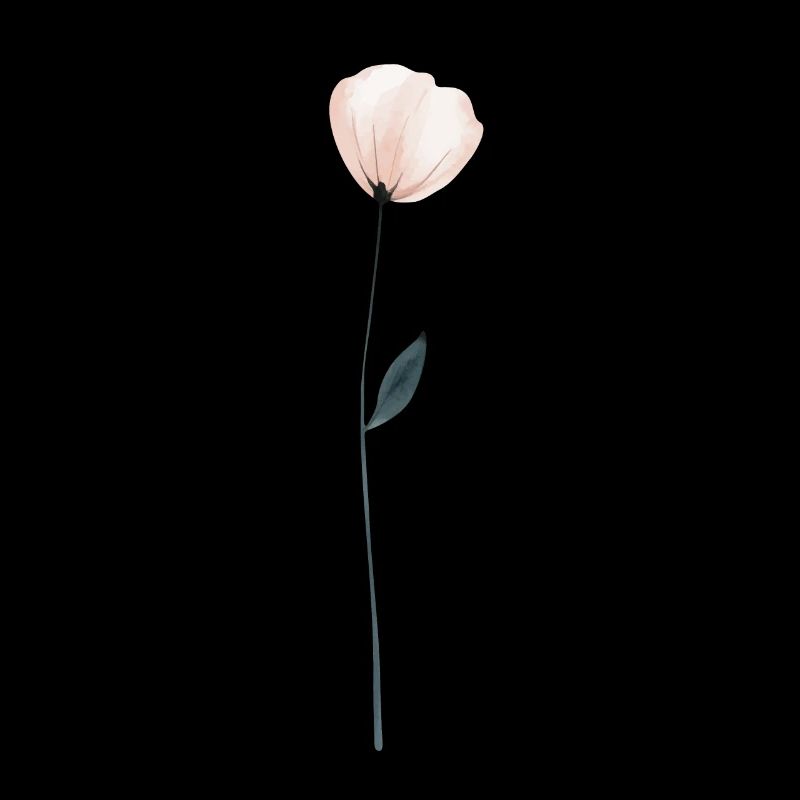 Elegante Aquarellblume Élégante Fleur Aquarelle