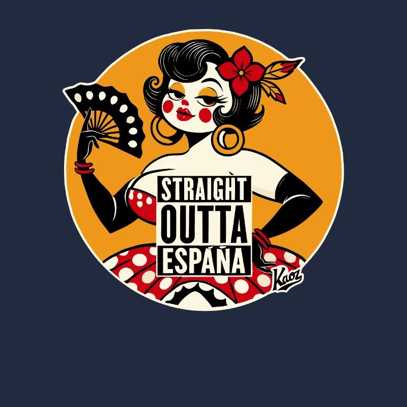 Flamenco Dancer Bombshell Woman: Directly from Spain