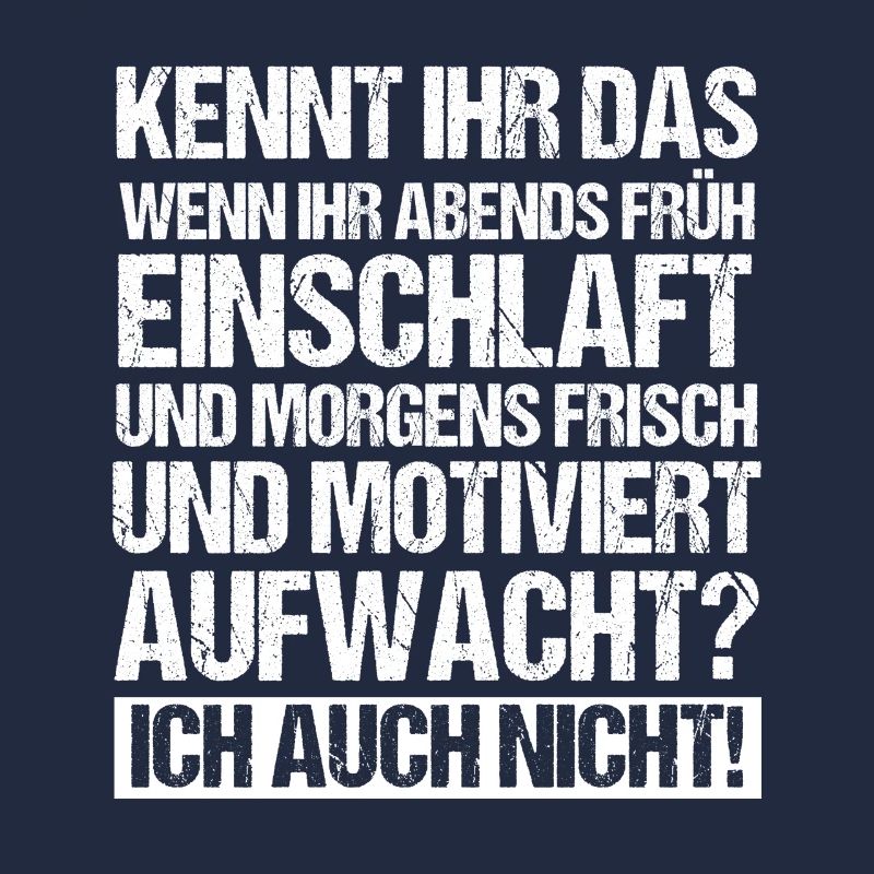 Faulenzer Langschläfer Motivation