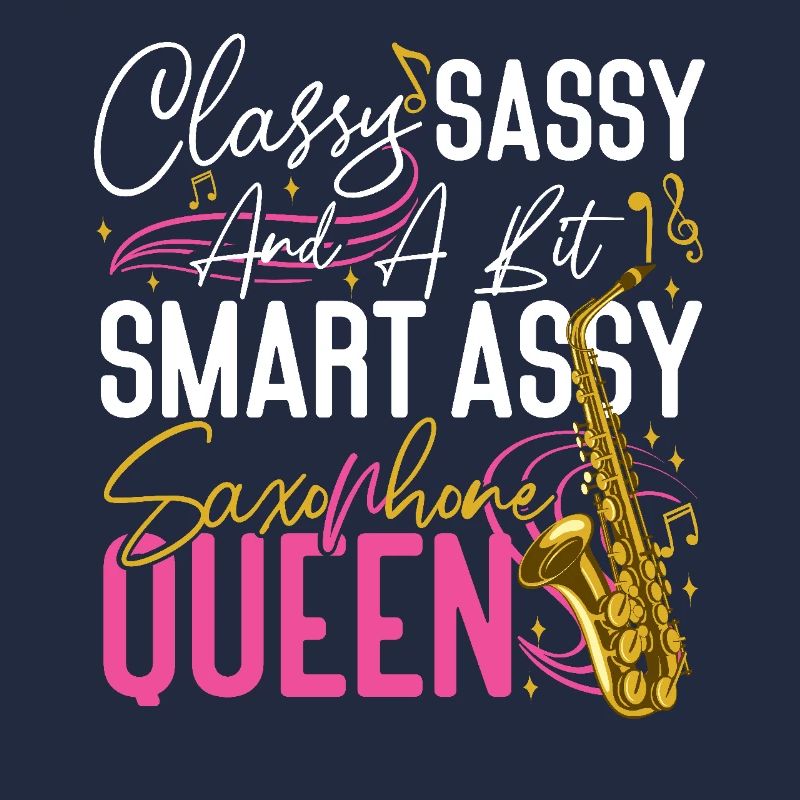 Saxophone Classe, Impertinent Et Un Peu
