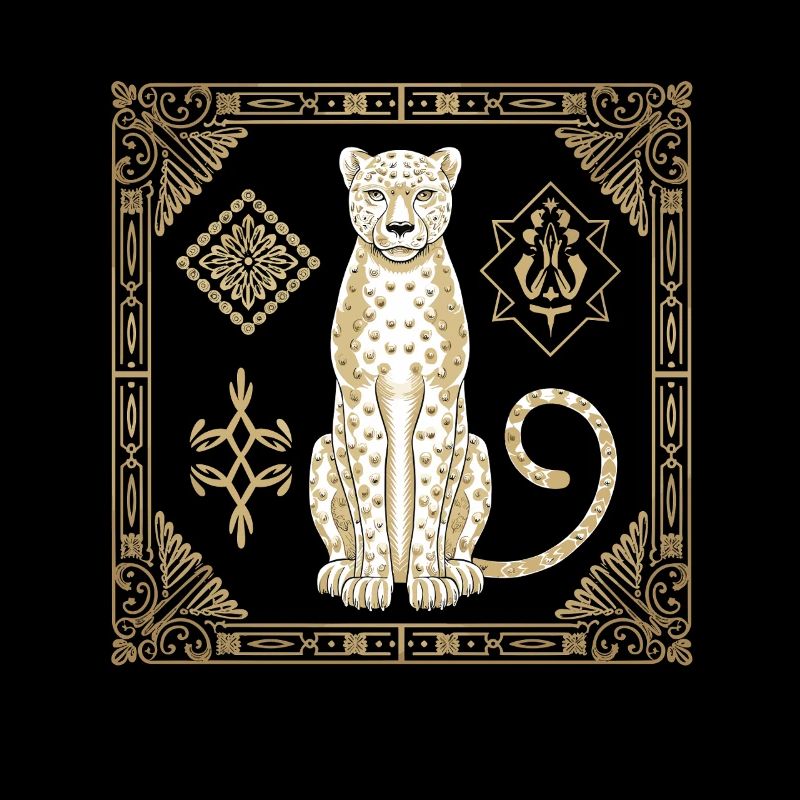 Cheetah Art: Elegance and Style in Golden
