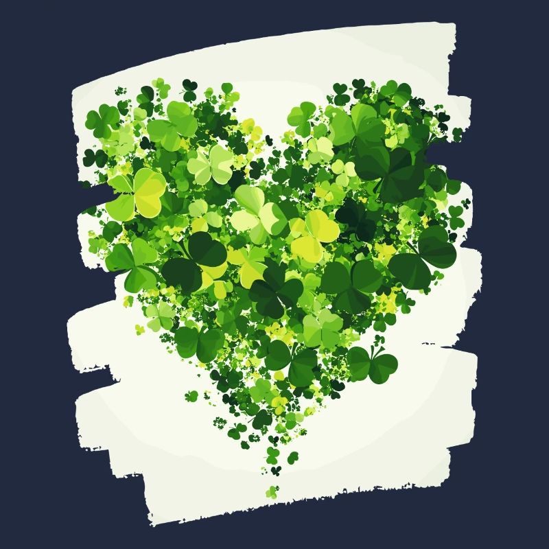 Saint-Patrick Shamrock Heart