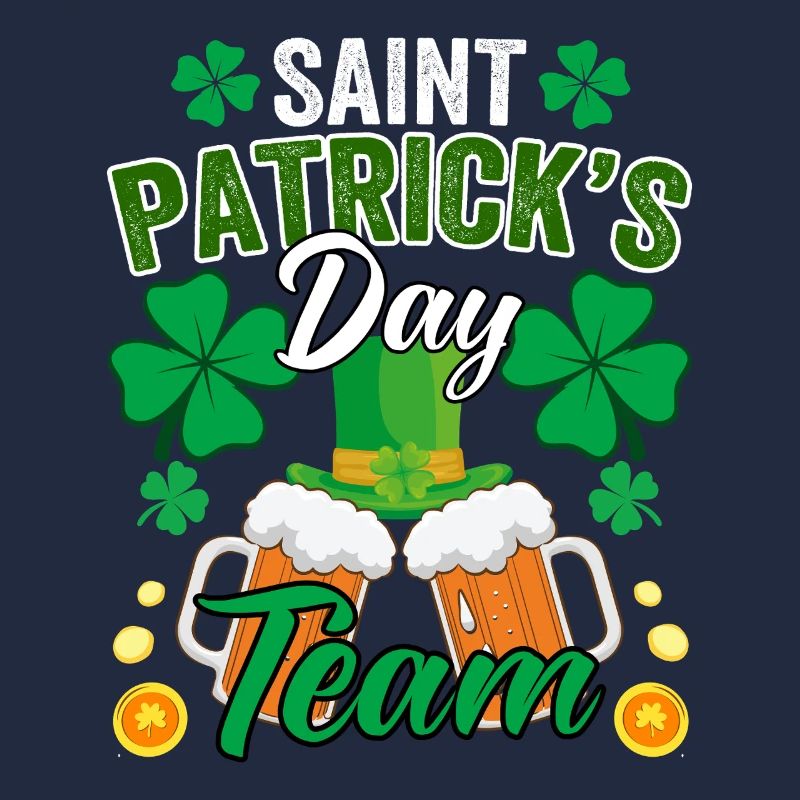 St-Patricks Team Équipe Saint Patrick Bière Trèfle