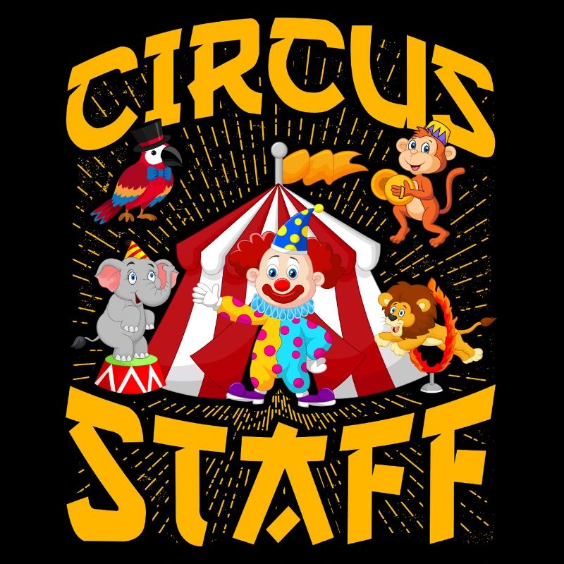 Mitarbeiter des Zirkus