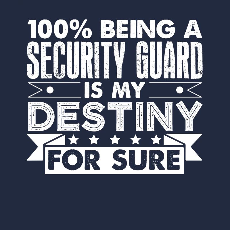 Security Guard Being A Security Guard