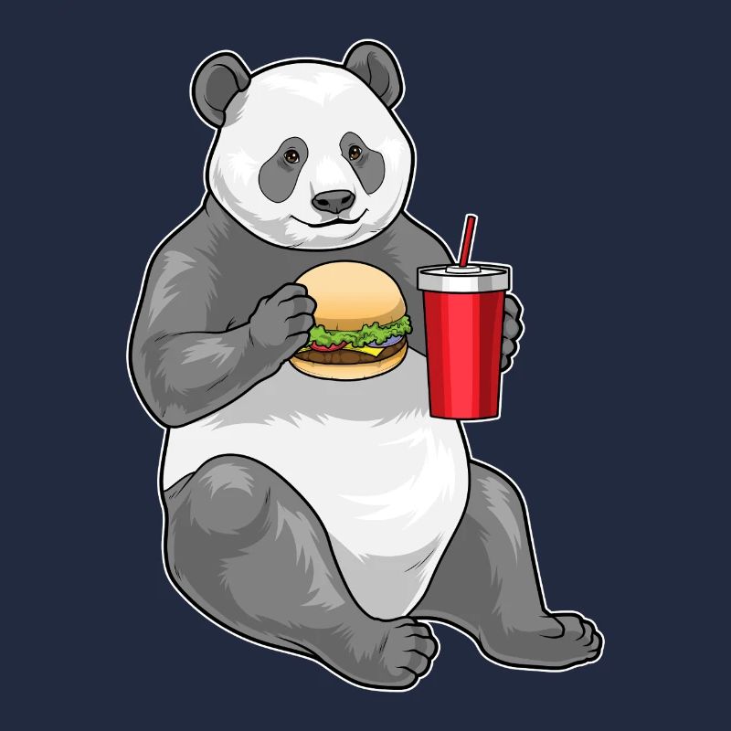 Panda Cheeseburger