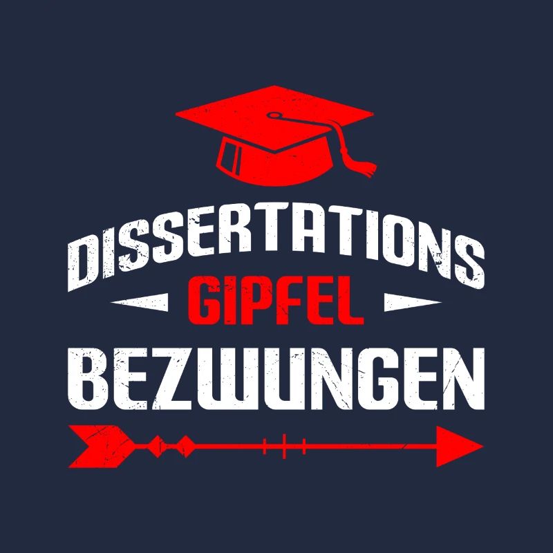 Doktortitel CONQUERED DISSERTATION MOUNTAIN Lustig
