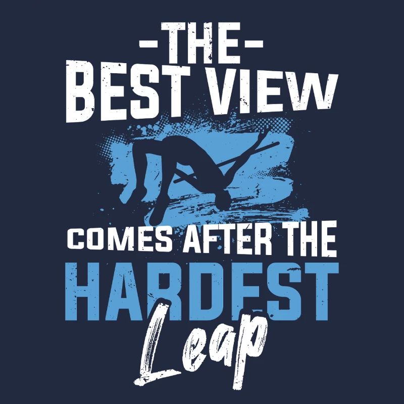 Saut en hauteur Meilleure vue après le saut le plus difficile
