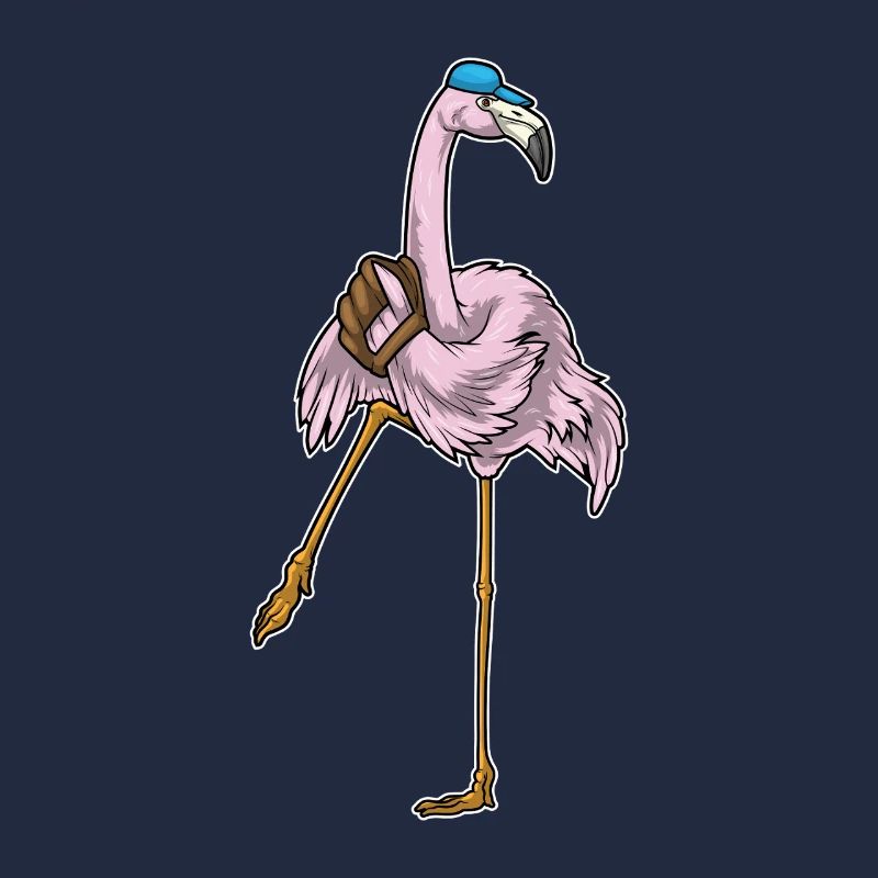 Flamingo Baseball Baseball Glove