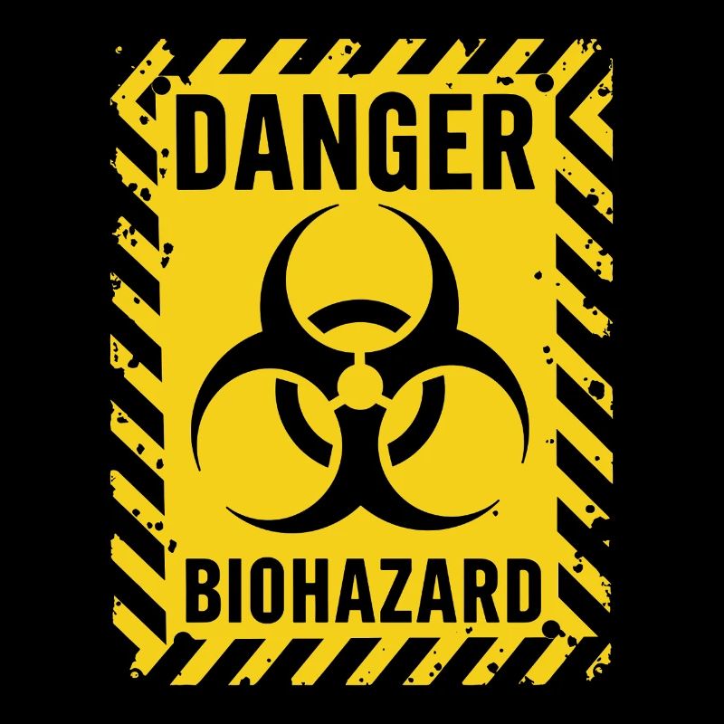 Danger Biohazard Grunge Zombies Apokalypse
