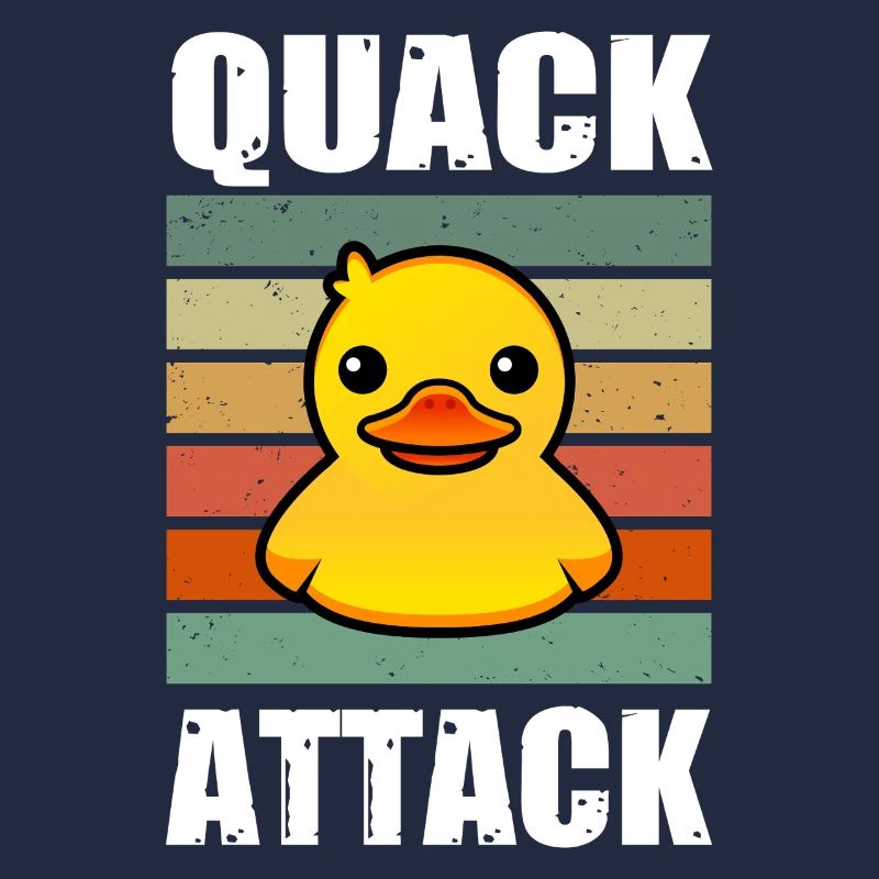 Quack Attack Gelbe Gummiente Quietscheente
