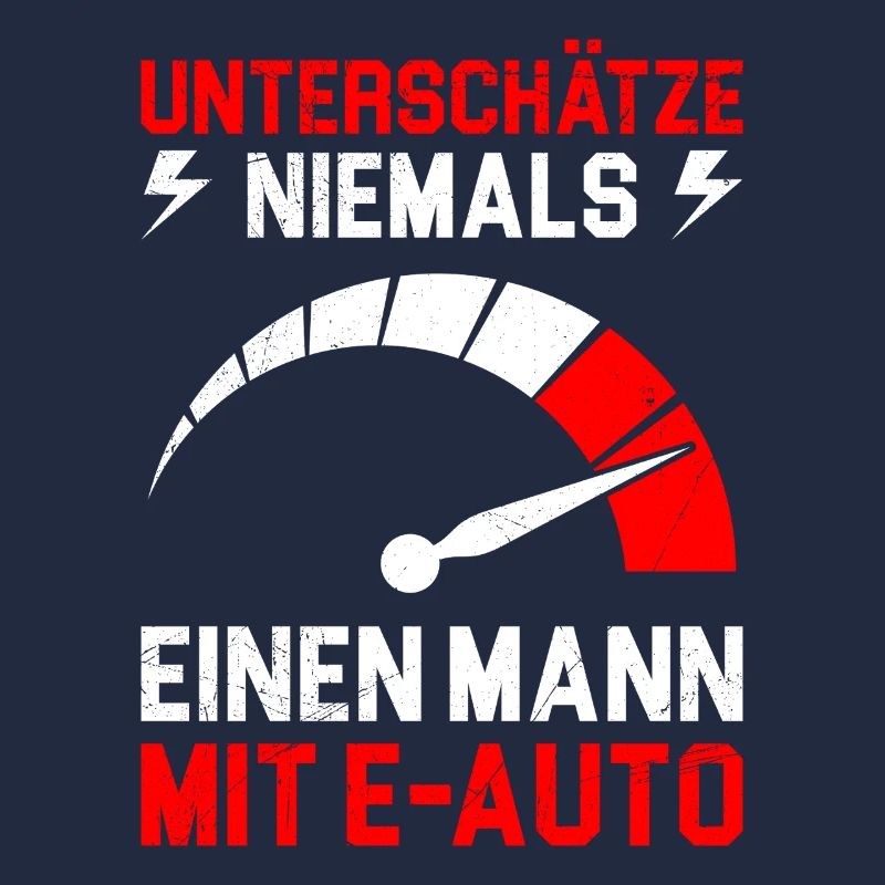 E-Auto UNTERSCHÄTZE NIEMALS EINEN MANN MIT E AUTO