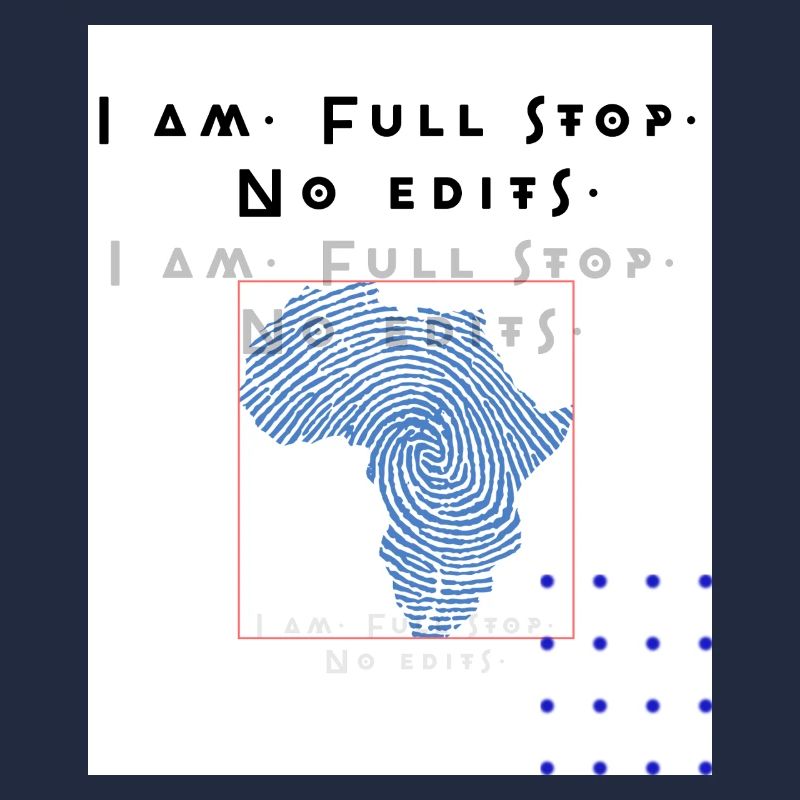 Je suis. Point. Aucune modification