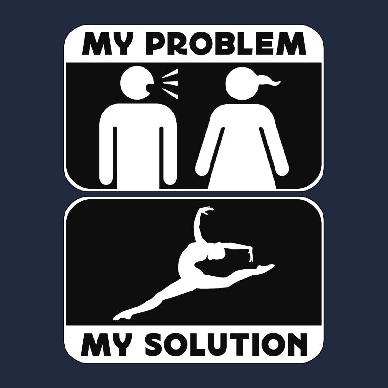 Acro Danseuse Mon Problème Ma Solution Pictogramme Maman