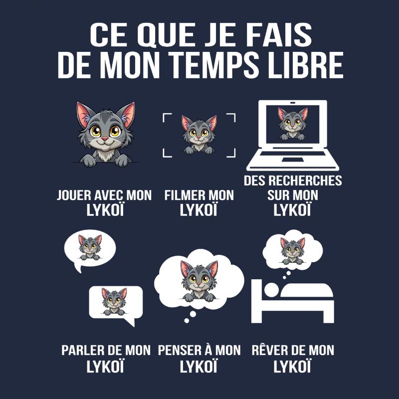 Ce que je fais de mon temps libre Lykoi