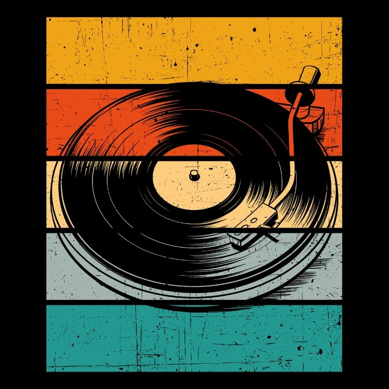 Platine vinyle rétro