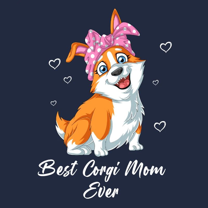 Süße Corgi Mama Statement Muttertagsgeschenk