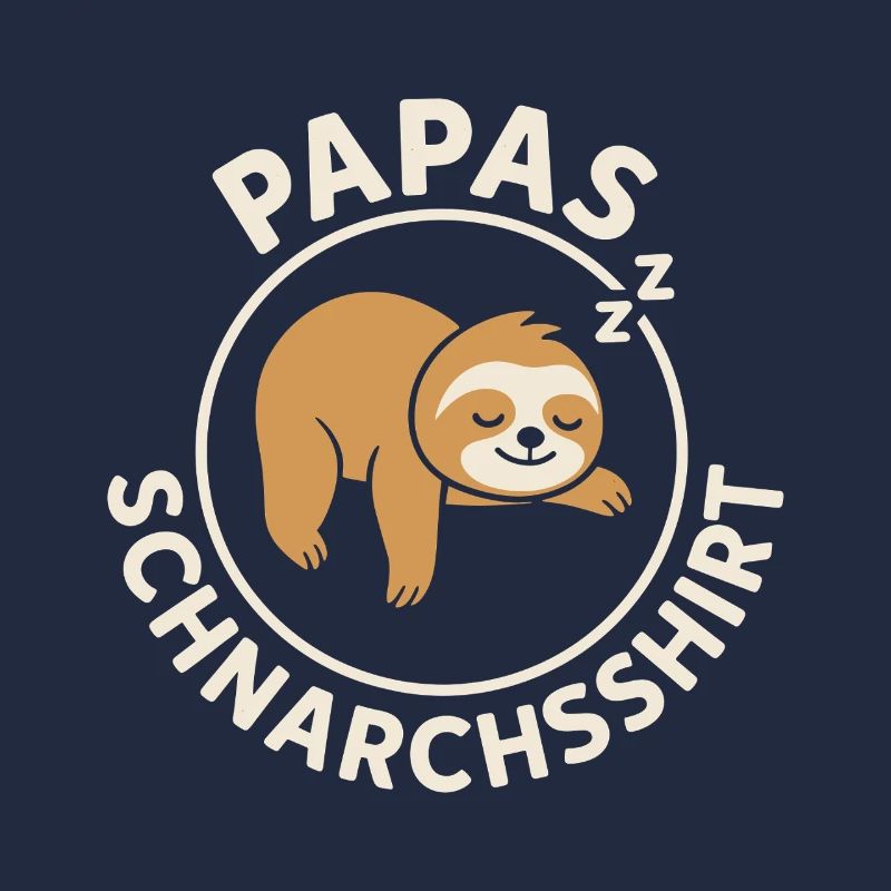 Vaterschaft PAPAS SCHNARCHSSHIRT LUSTIG