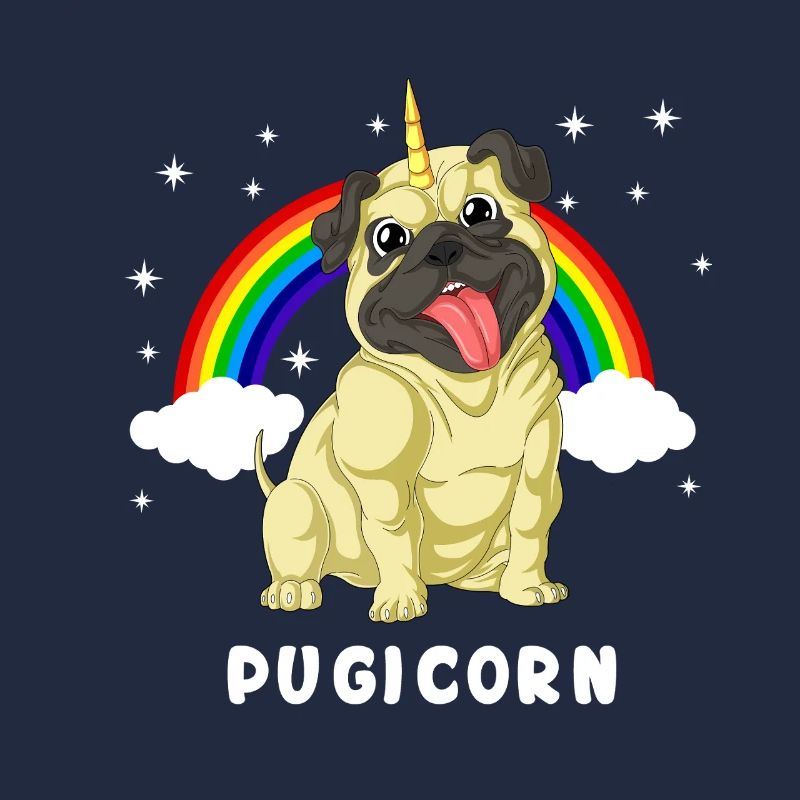 Mops Einhorn