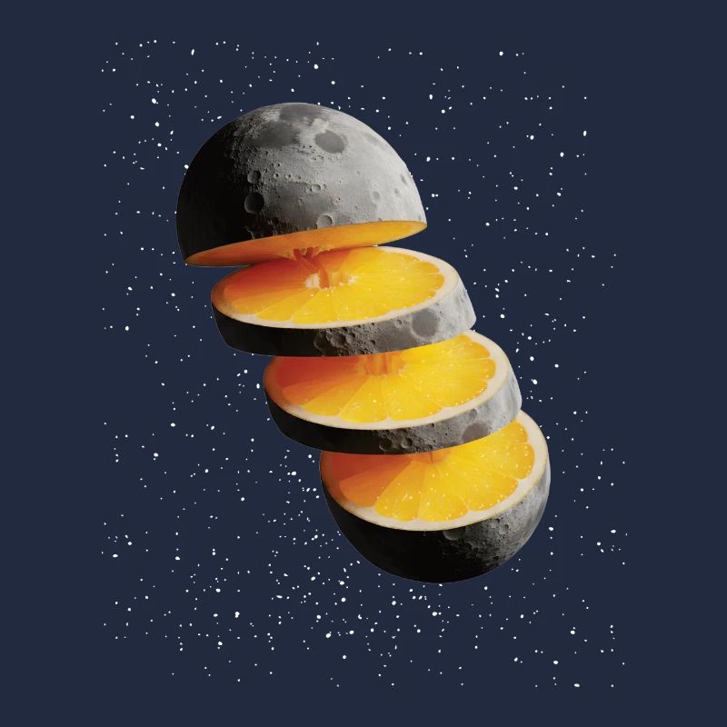 Tranches de citron de lune Citron de lune