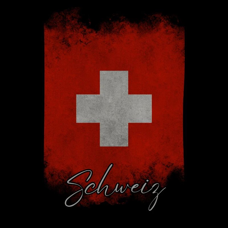 Drapeau de la Suisse, vintage Suisse