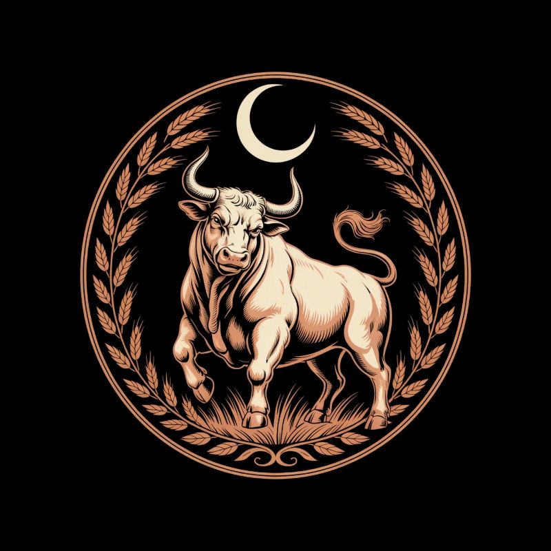 Stier Sternzeichen Mond Lorbeer Kräftiger Taurus