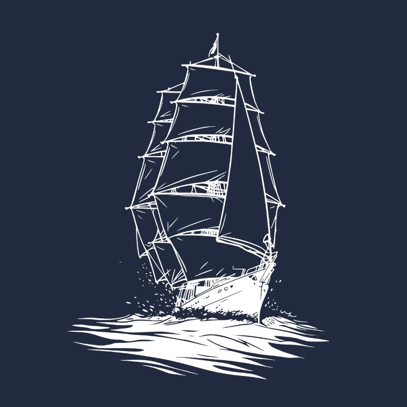 Sailing Boat Artwork Sailor