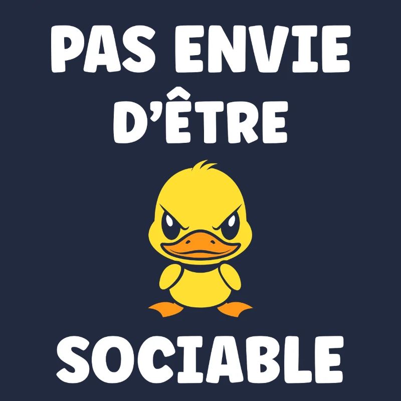 Don't want to be sociable duck