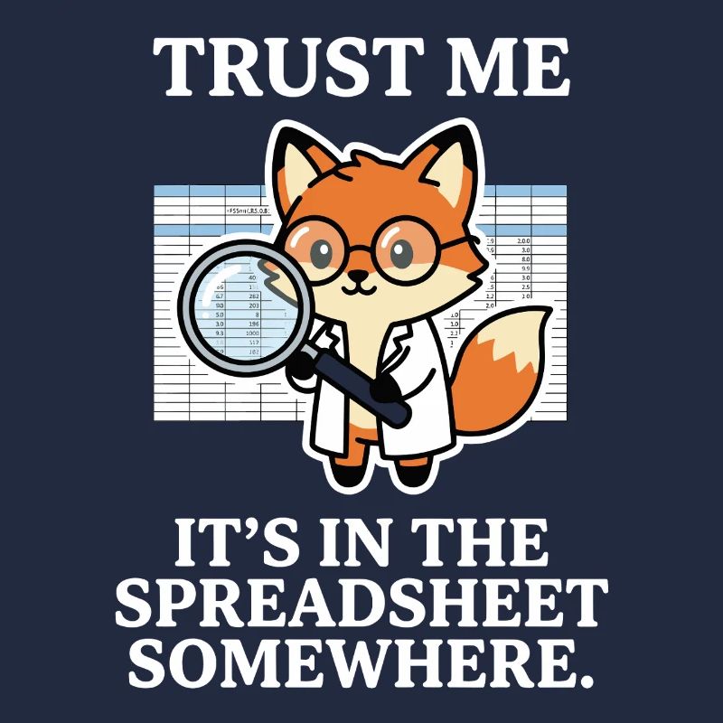 Trust Me It’s In The Spreadsheet Somewhere Fox