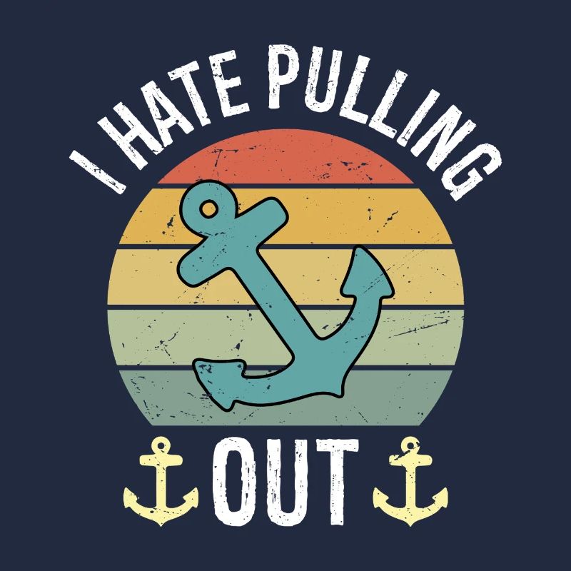 Je déteste sortir Retro Bateau de pêche