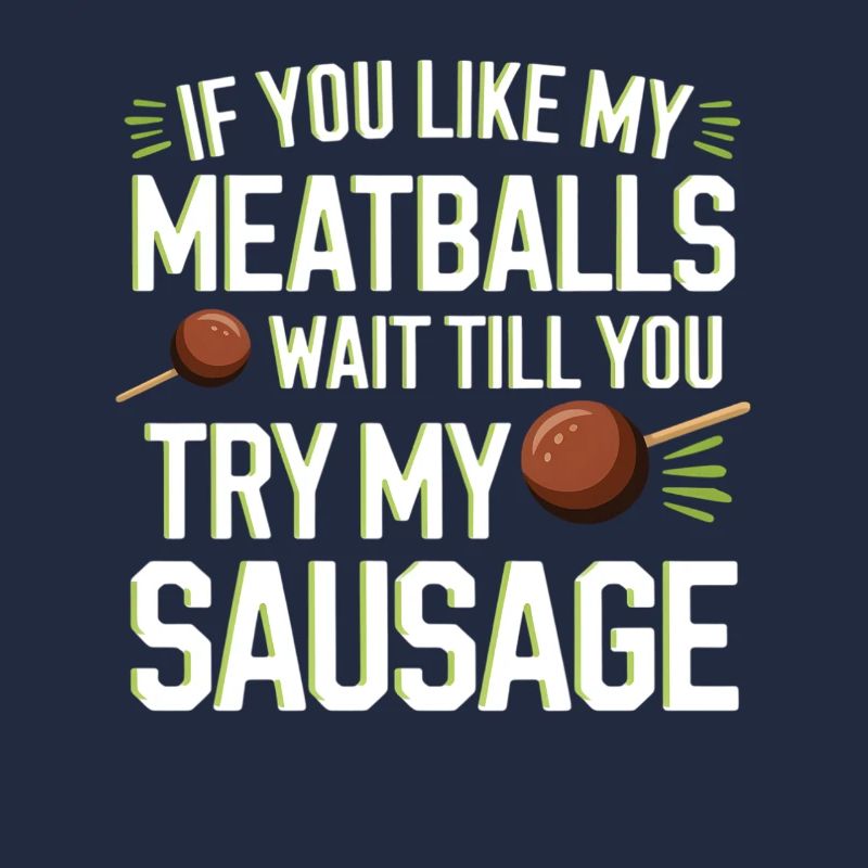 Fleischbällchen Witz: Versuch die Wurst