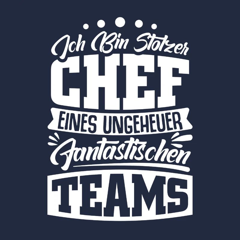 Stolzer Chef Chef Mann Abteilungsleiter Teamchef