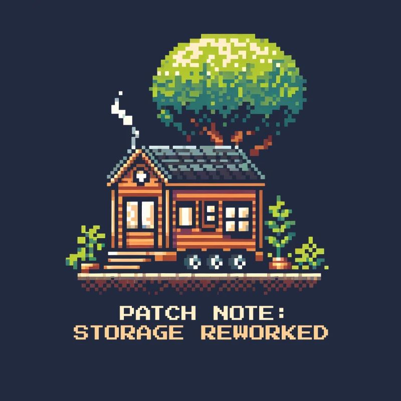 Storage space revised | Tiny House Order