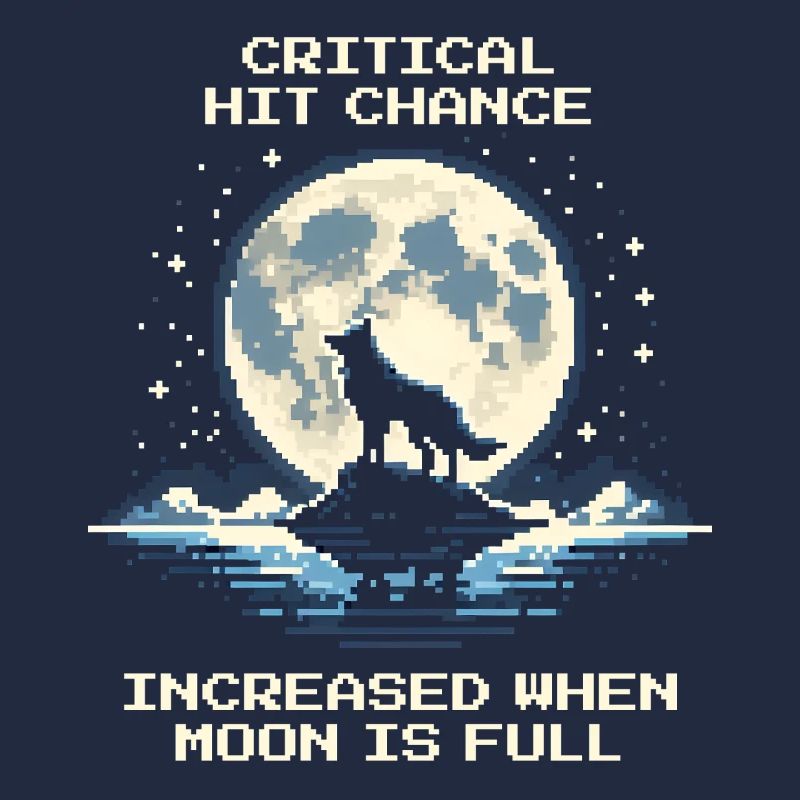 Kritischer Treffer bei Vollmond | Wolf
