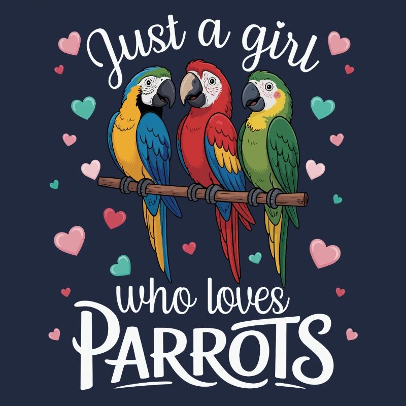 Three Parrots Macaws Parrot Lover Tropical