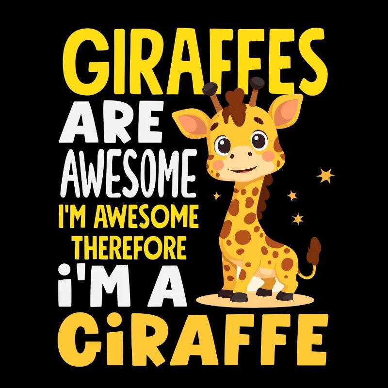 Giraffen sind toll also bin ich Giraffe