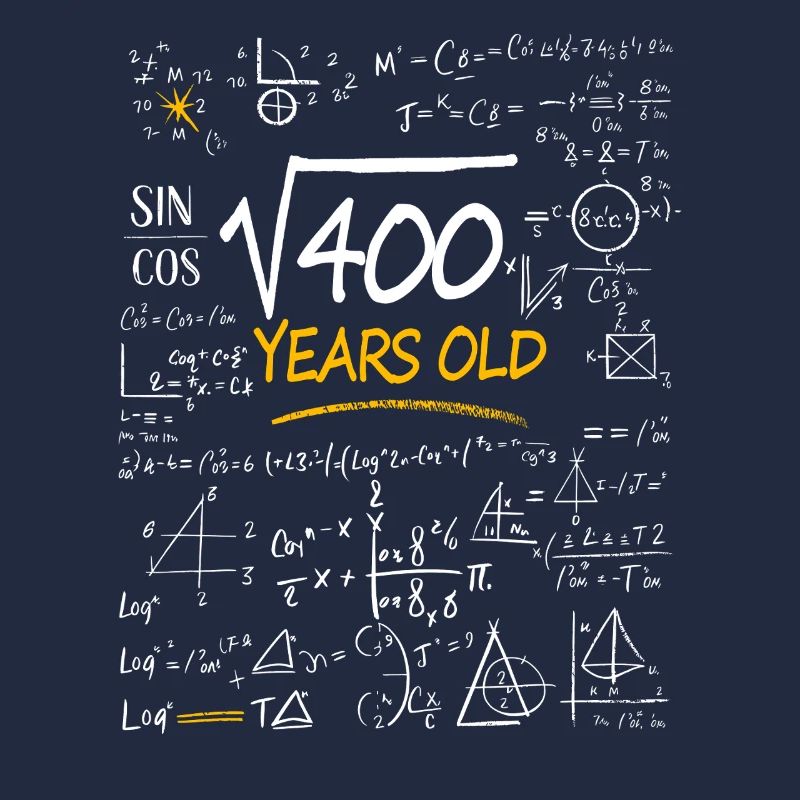 20 Years Birthday Math Formulas Funny