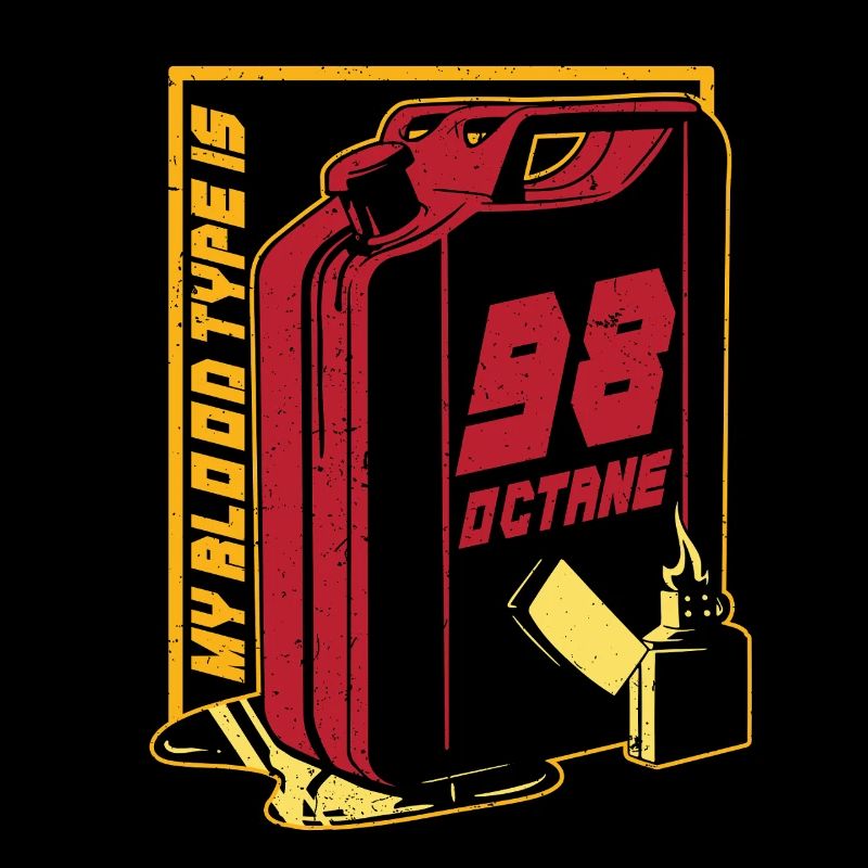 Course automobile Sport Mon groupe sanguin est de 98 octane
