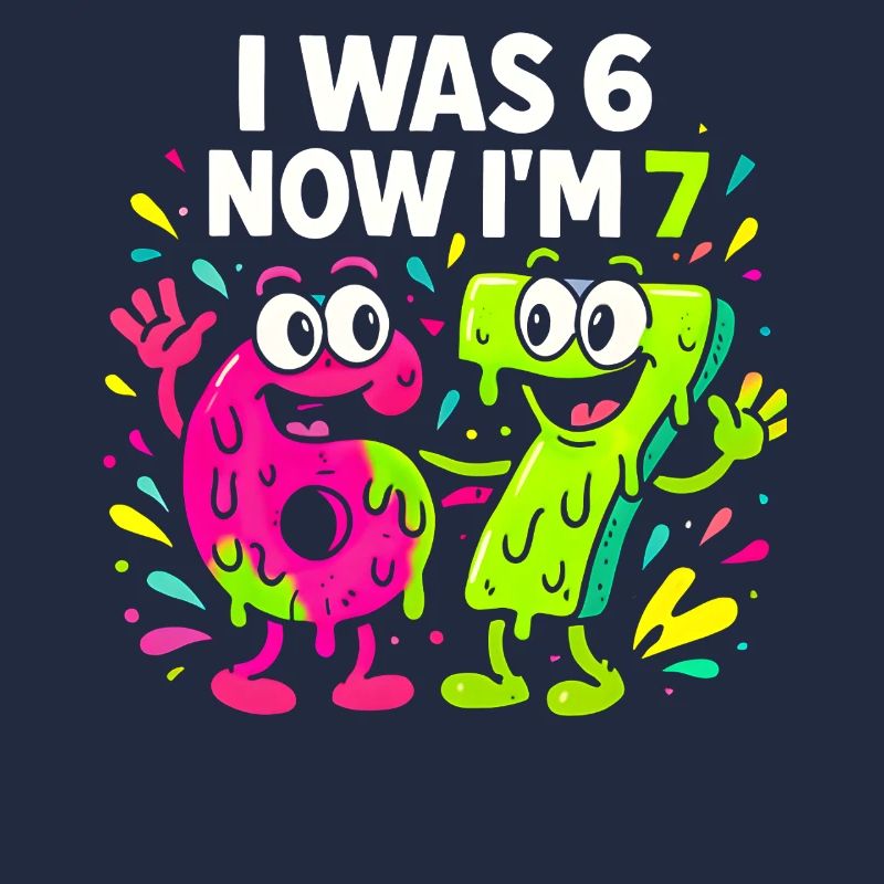 7. Geburtstag Kinder 67 Meme Humor Geschenkidee