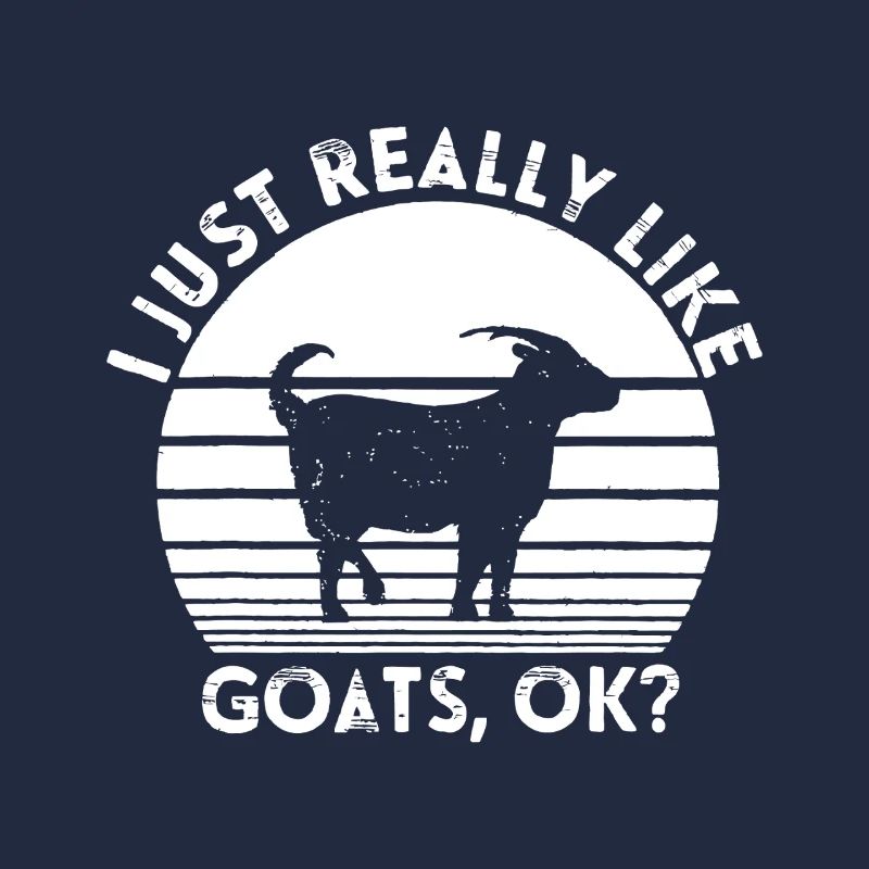 Goat Love Circle Design