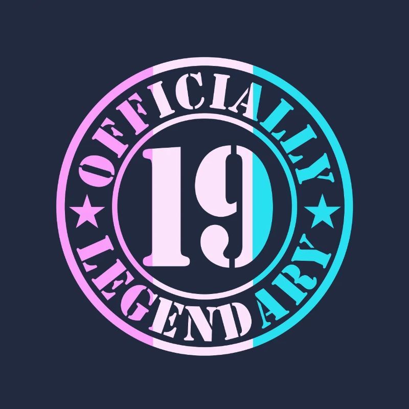 19. Geburtstag Junge Mädchen Legende Level 19