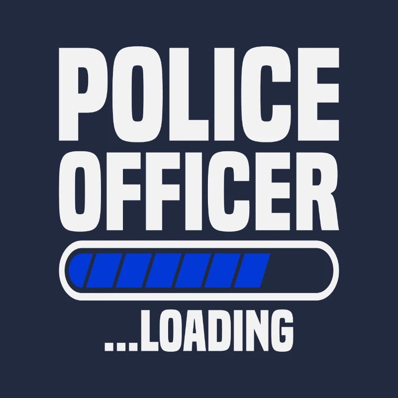 Polizist lädt Polizeischule Graduierter Polizei