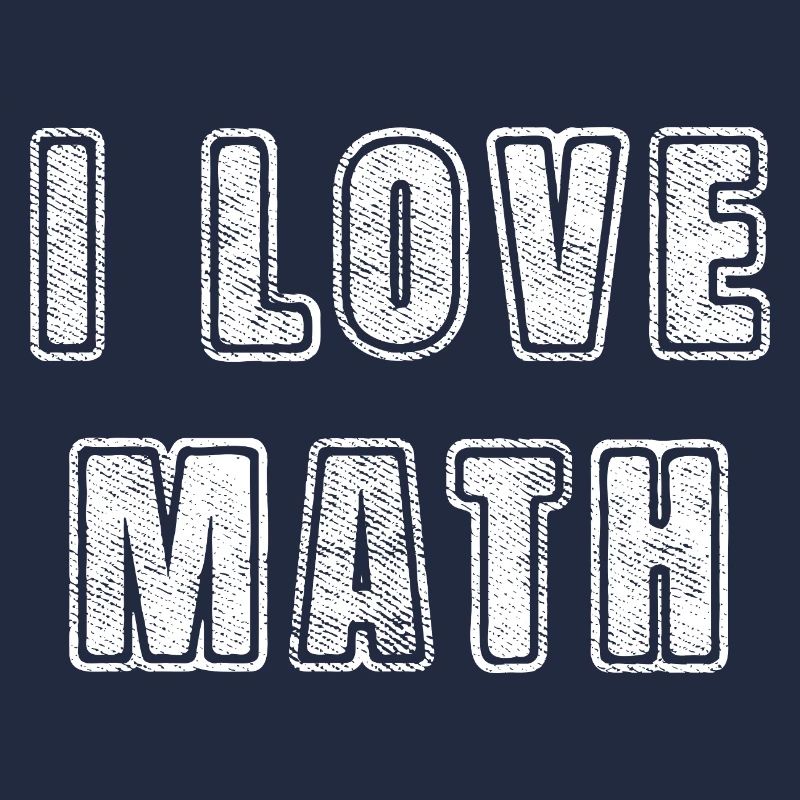 Ich liebe Math Unterricht Schule