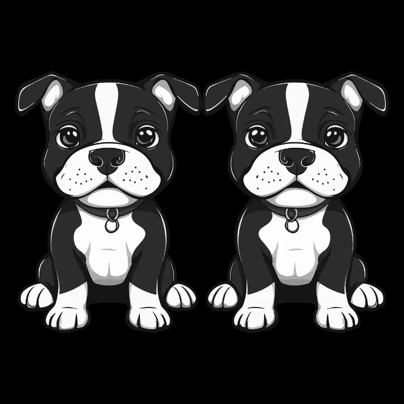 Pit Terrier Dog Comic