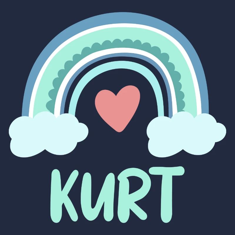 Kurt Name Rainbow Baby