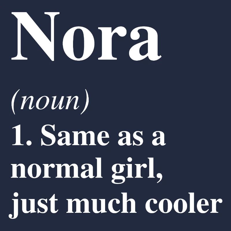Nora Définition Cool Nom Dicton Cadeau