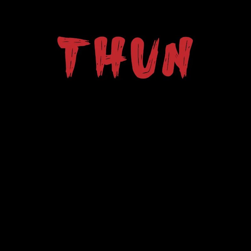 THUN Design - dessiné à la main en rouge