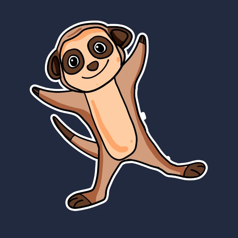 Erdmännchen Sticker