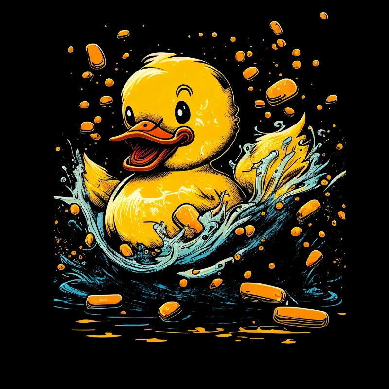 Rubber ducks bathroom Yellow duck