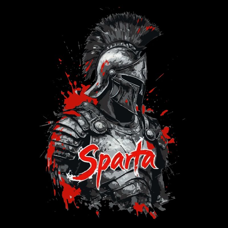 Soldat spartiate - Conception d’éclaboussures